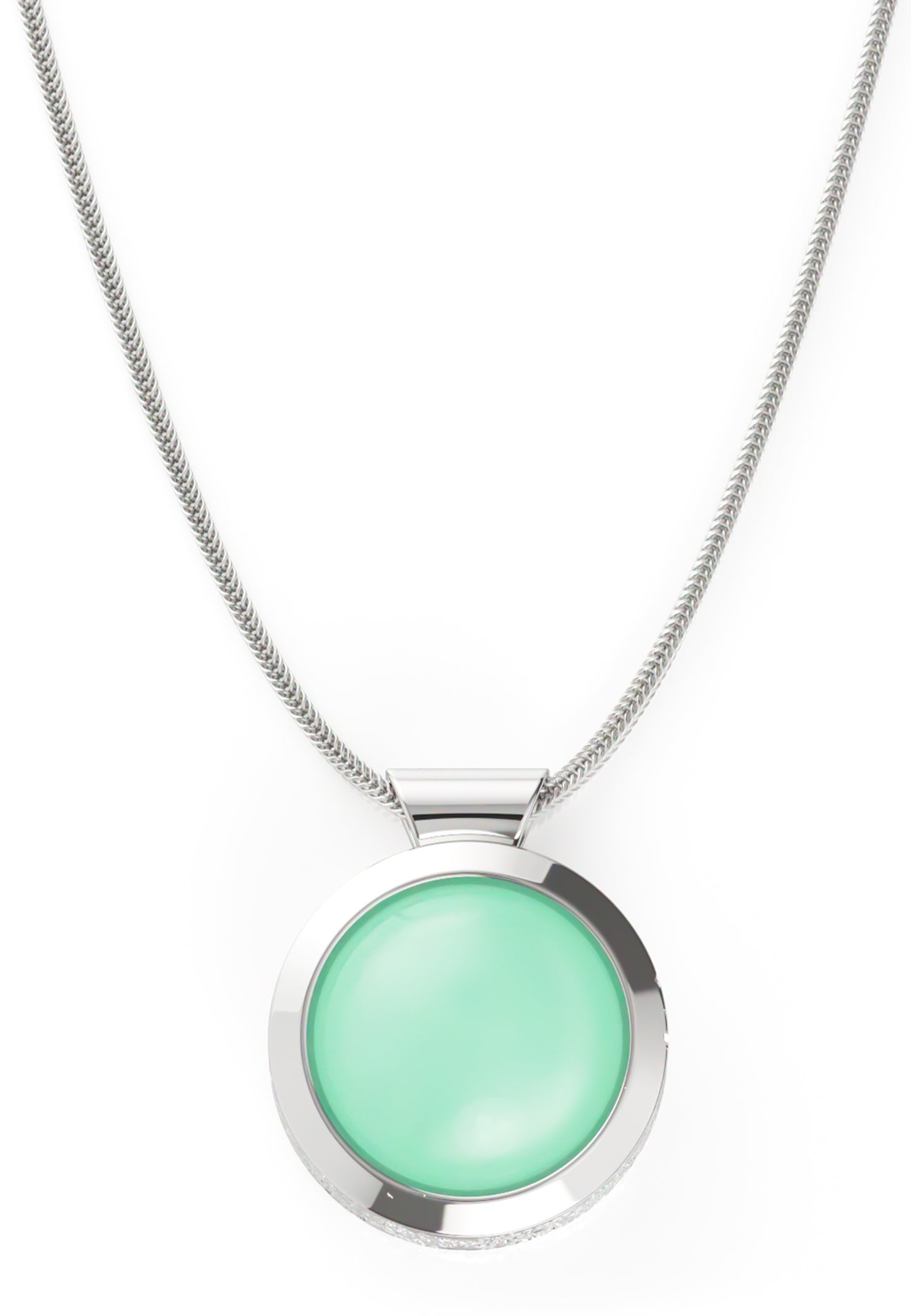 Ovalis Necklace Chrysoprase