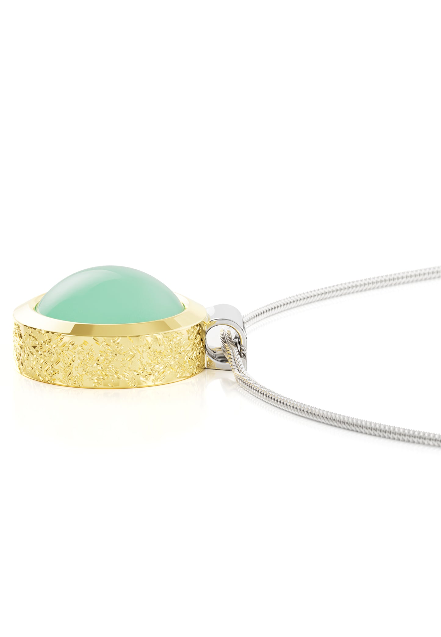 Ovalis Necklace Chrysoprase