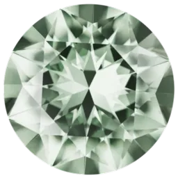 Clear elegance gemstone prasiolite
