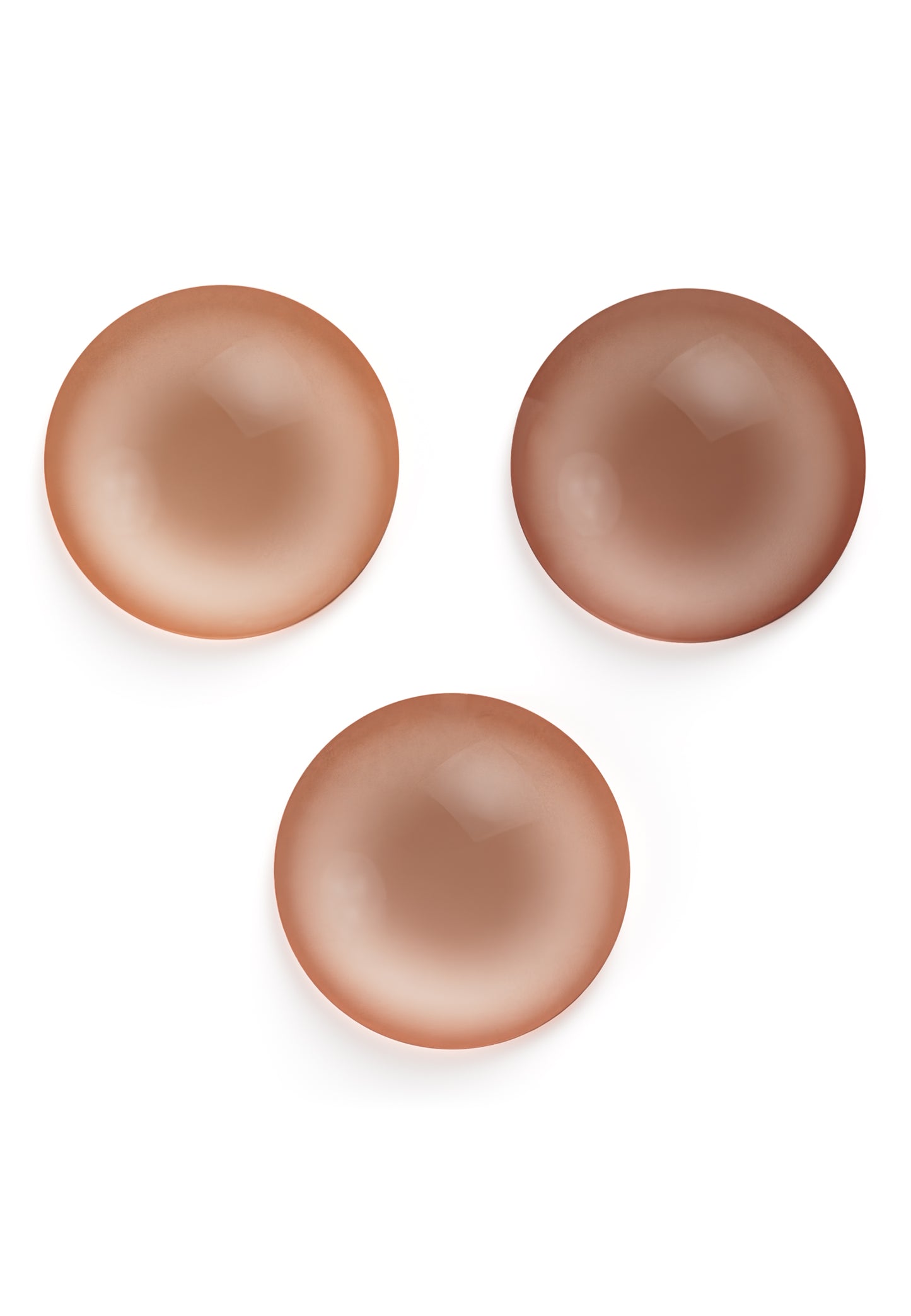 Ovalis Edelstein Mondstein Pfirsich-Pink