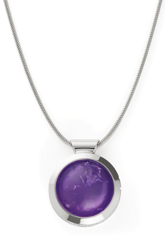 Ovalis necklace amethyst