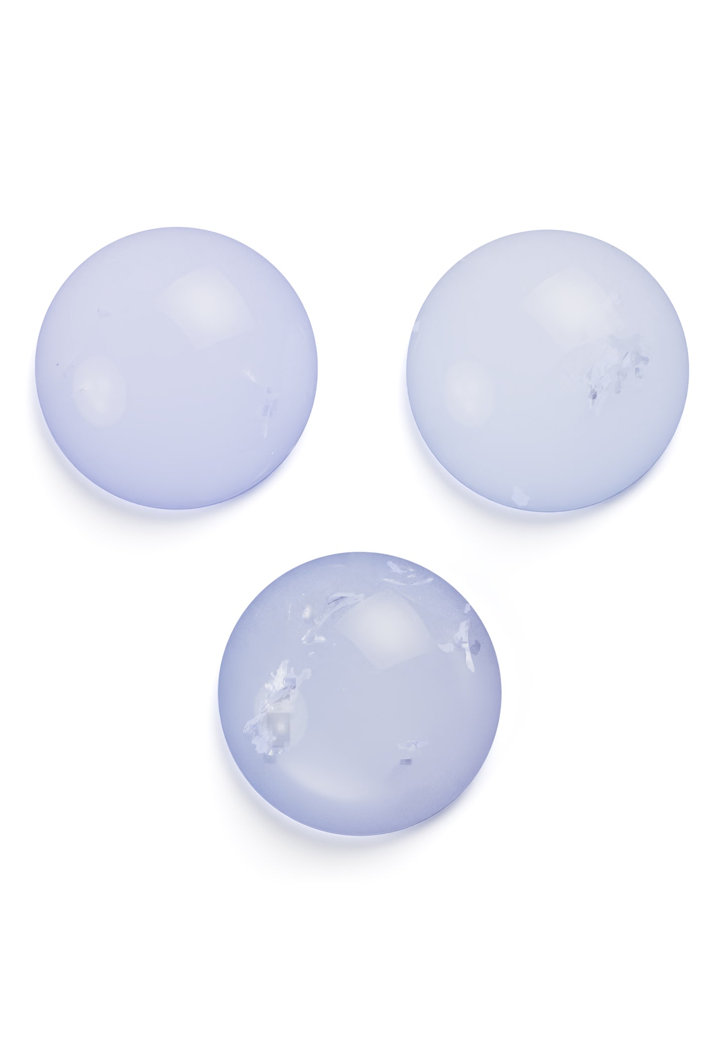 Ovalis gemstone lavender agate