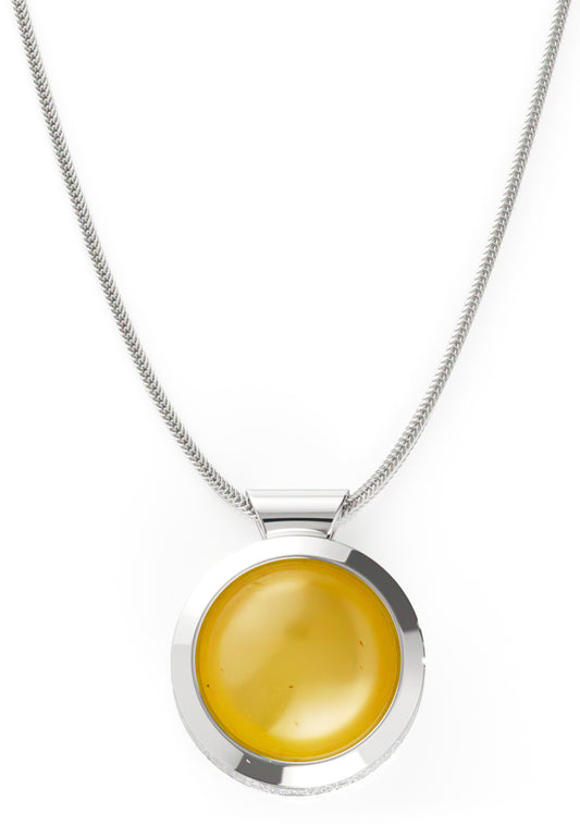 Ovalis Necklace Amber Light