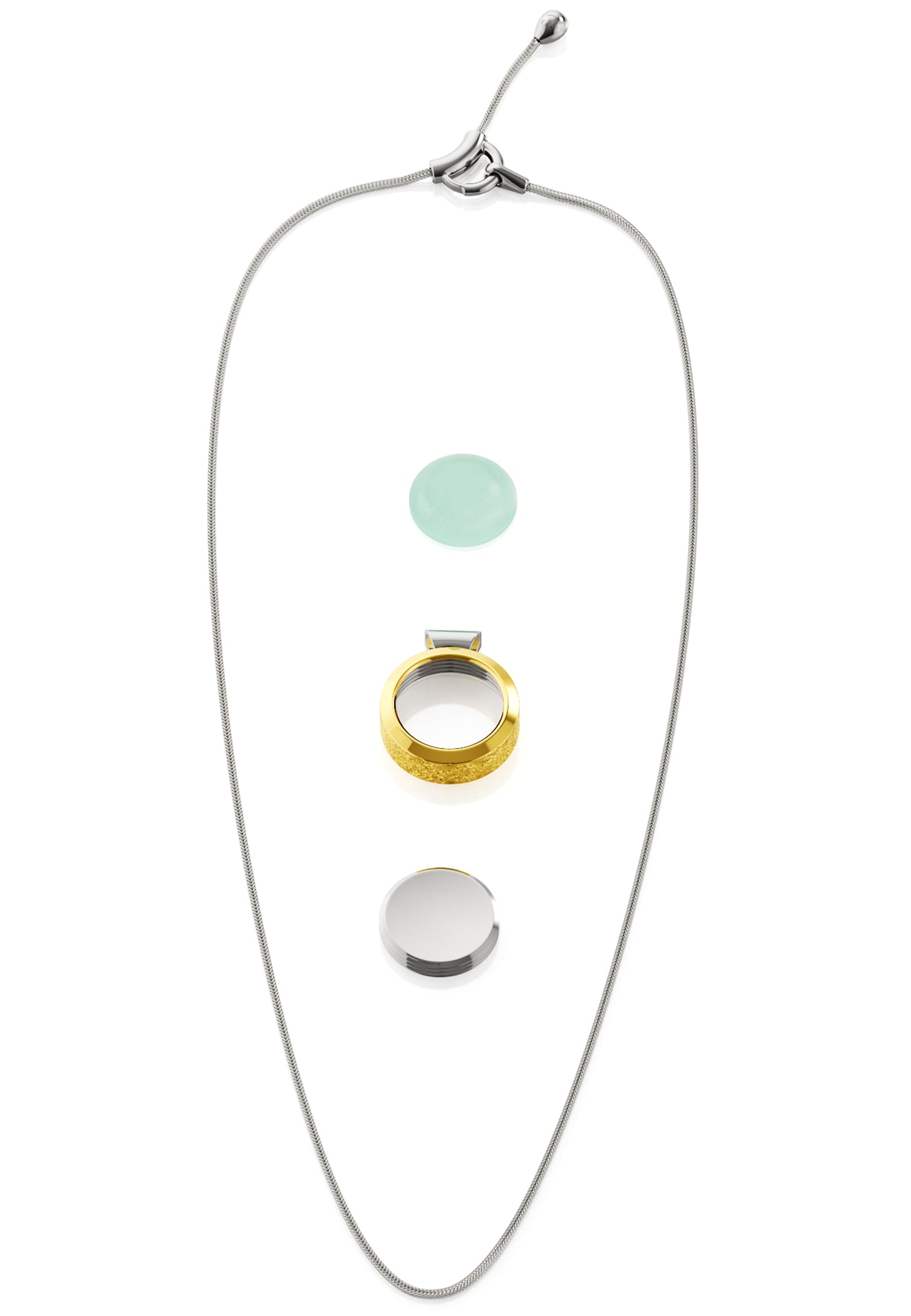 Ovalis Necklace Chrysoprase