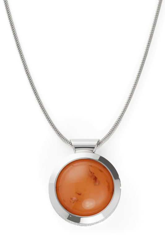 Ovalis necklace carnelian agate