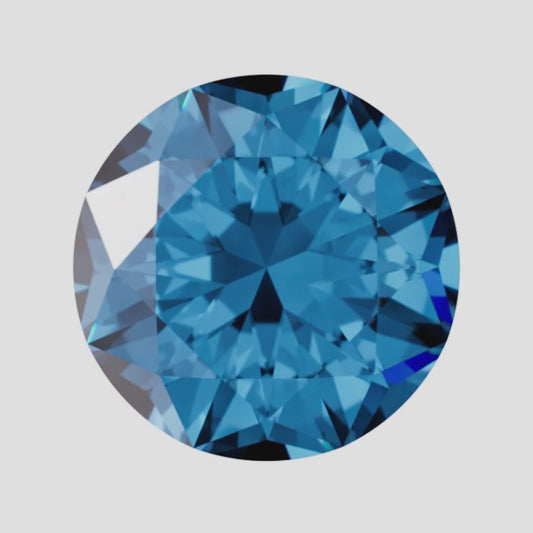 Klare Eleganz Edelstein Zirkon Blau