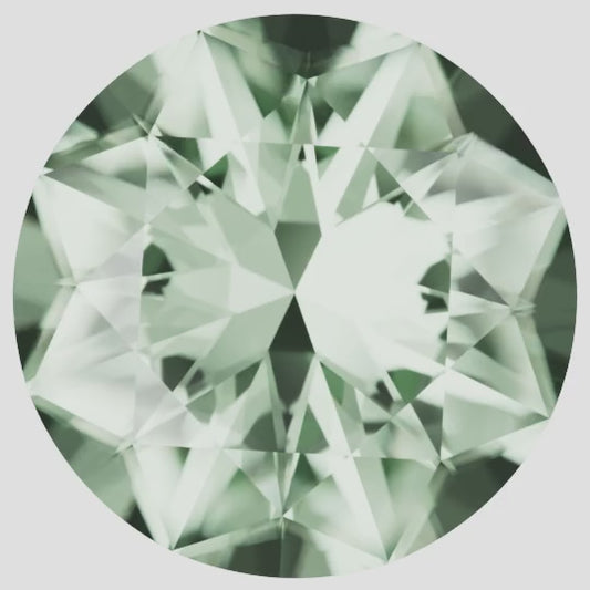 Klare Eleganz Edelstein Prasiolith